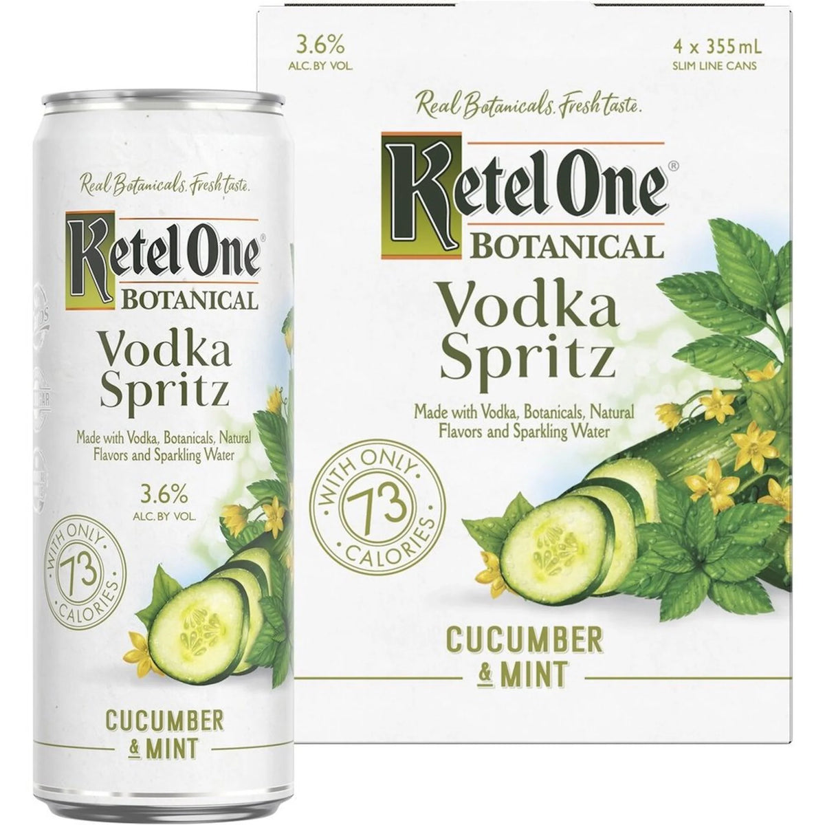 Ketel One Botanical Vodka Spritz Cucumber & Mint 4 Pack peninsula717